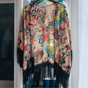 Sans Souci Vibrant Floral Kimono